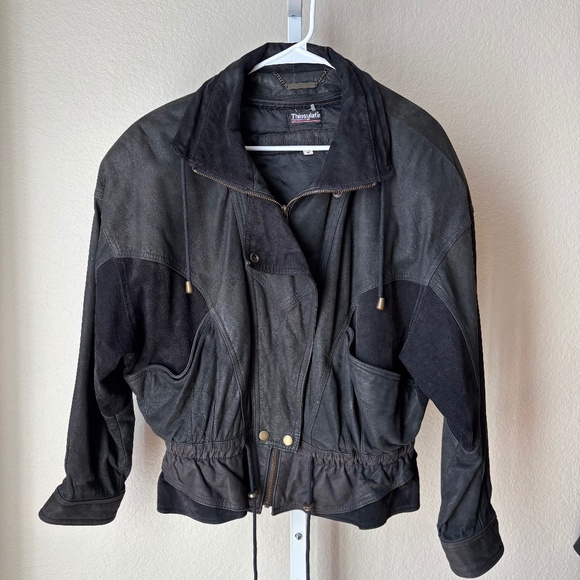 Vintage Genuine Leather Jacket - Picture 1 of 4